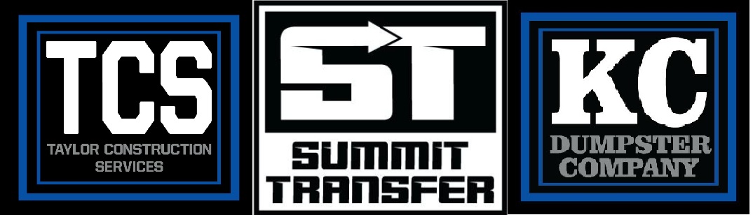 KC Dumpster Company - Taylor Construction Services - Summit Transfer Logo